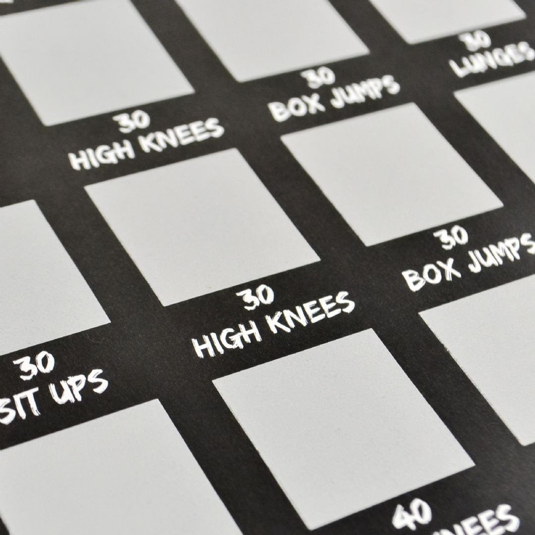 Скретч-постер Челлендж 100 дней фитнеса Скретч-постер Челлендж 100 дней фитнеса