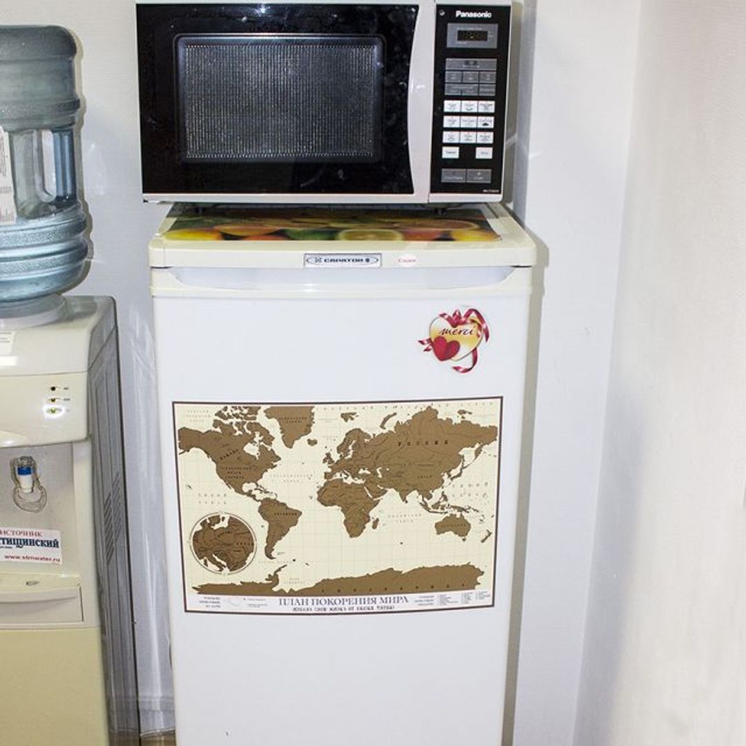 Магнитная Скретч-карта План покорения мира В интерьере Магнитная Скретч-карта План покорения мира В интерьере