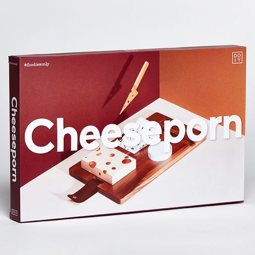 Доска для нарезки сыра + 2 ножа Cheeseporn