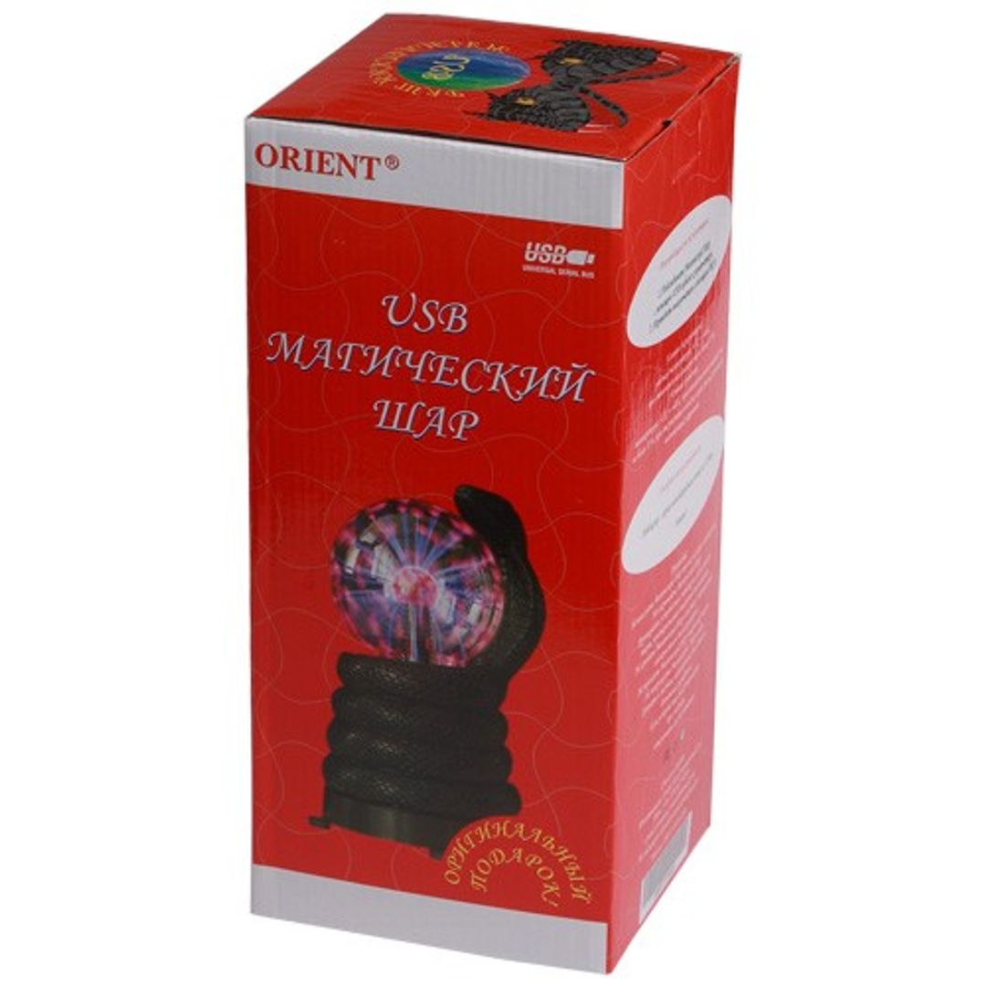 USB Плазменный шар со змеей USB Плазменный шар со змеей