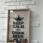Копилка для пивных крышек Keep Calm And Drink Beer Отзыв