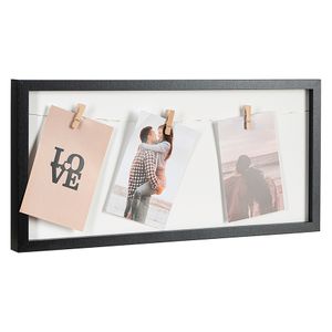 Рамка для фотографий с подсветкой Everyday (23х49 см, черный)