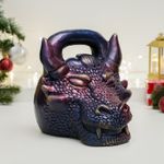 Копилка Гиря Дракон (Синий космос)