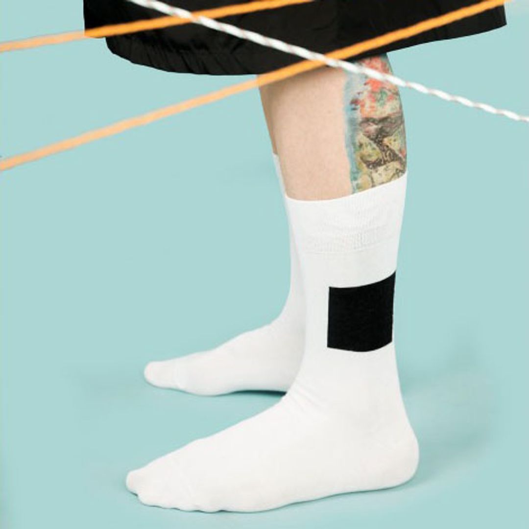 Носки Черный квадрат Носки Черный квадрат