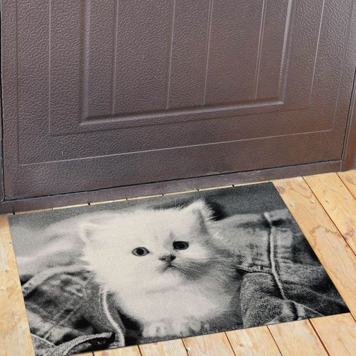 Коврик для входной двери Котенок Коврик для входной двери Котенок