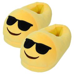 Тапочки Смайлик Emoji (Крутой)