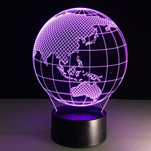 3D Лампа Глобус