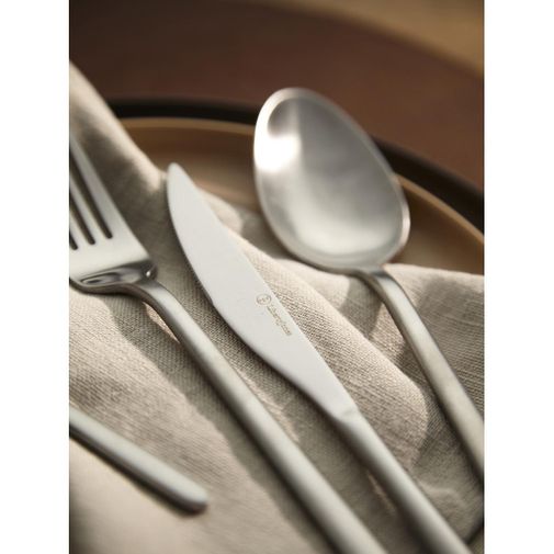 Набор столовых приборов Pure, серебристые матовые, 24 пред. Набор столовых приборов Pure, серебристые матовые, 24 пред.