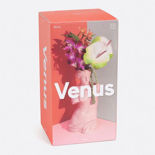 Ваза для цветов Venus (Розовый) Ваза для цветов Venus (Розовый)