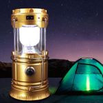 Кемпинговый фонарь-светильник с солнечной батареей Camping Lantern