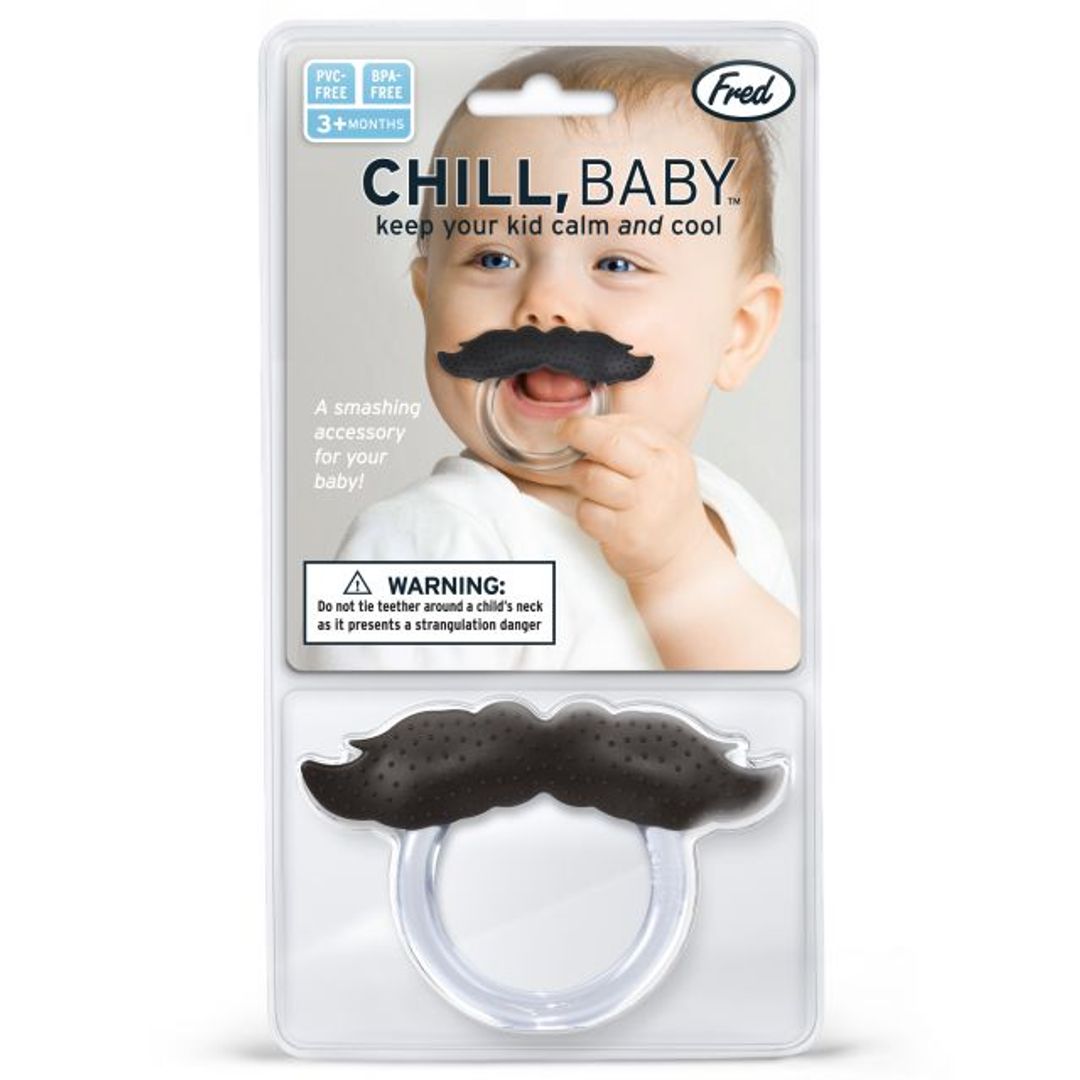 Прорезыватель для зубов Усы Chill, Baby Прорезыватель для зубов Усы Chill, Baby