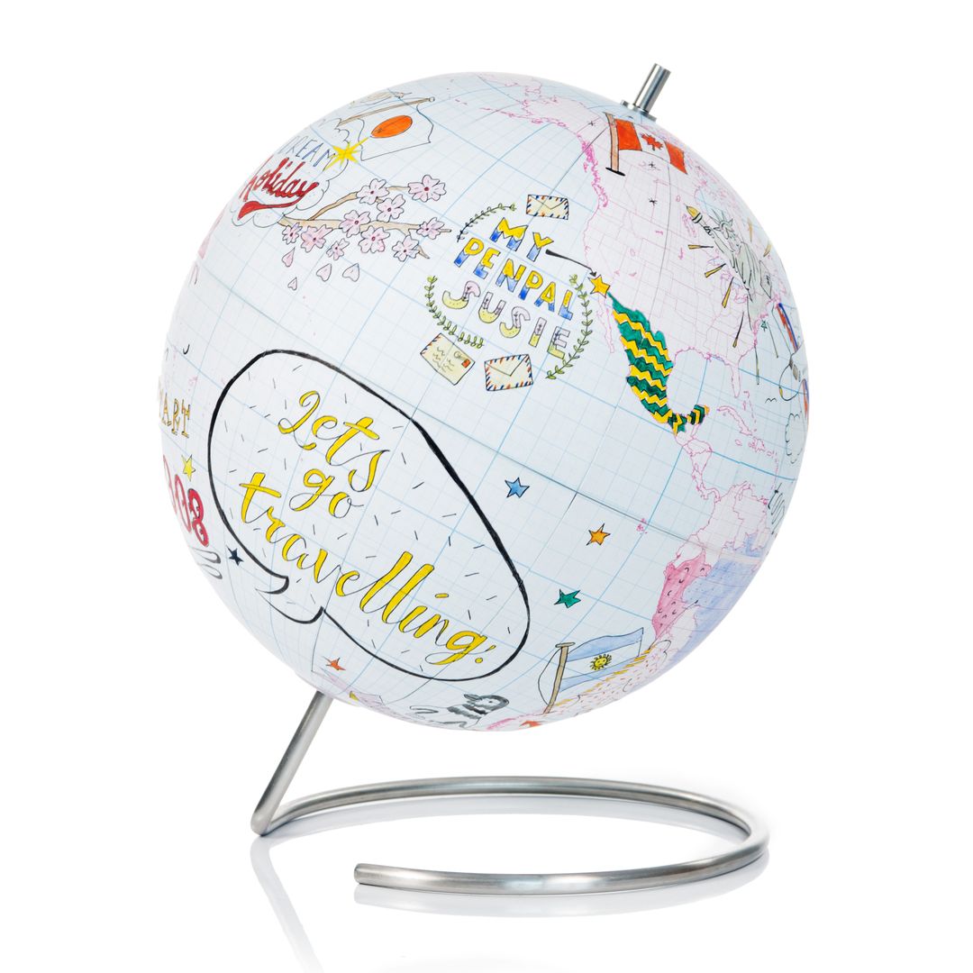 Глобус для разукрашивания Globe Journal