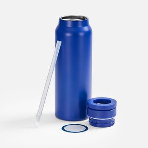 Термобутылка Magnus с магнитным держателем для телефона (синий)