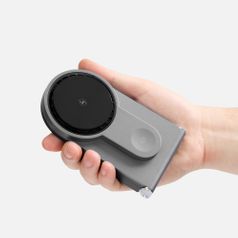 Складная станция беспроводной зарядки transForm (серый металлик)