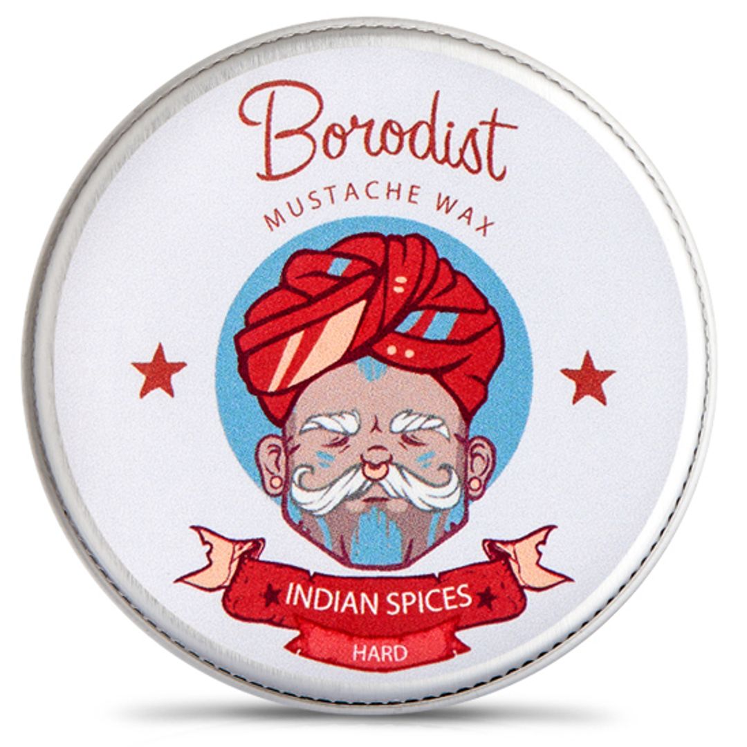 Воск для усов Borodist (Indian Spices) С запахом индийских специй
