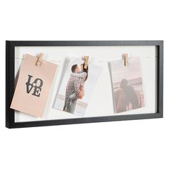 Рамка для фотографий с подсветкой Everyday (23х49 см, черный)