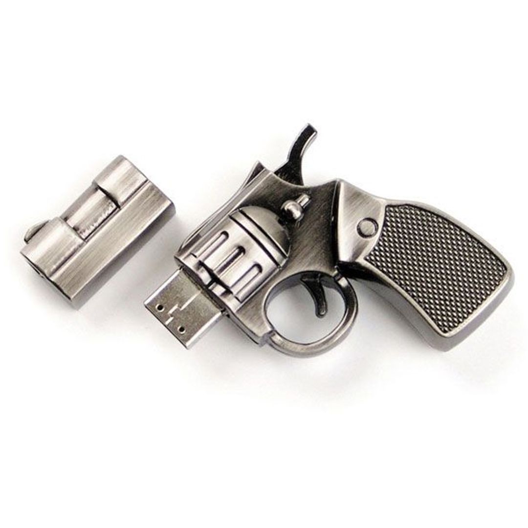 Флешка Револьвер (металл) 16 Гб Флешка Револьвер (металл) 16 Гб