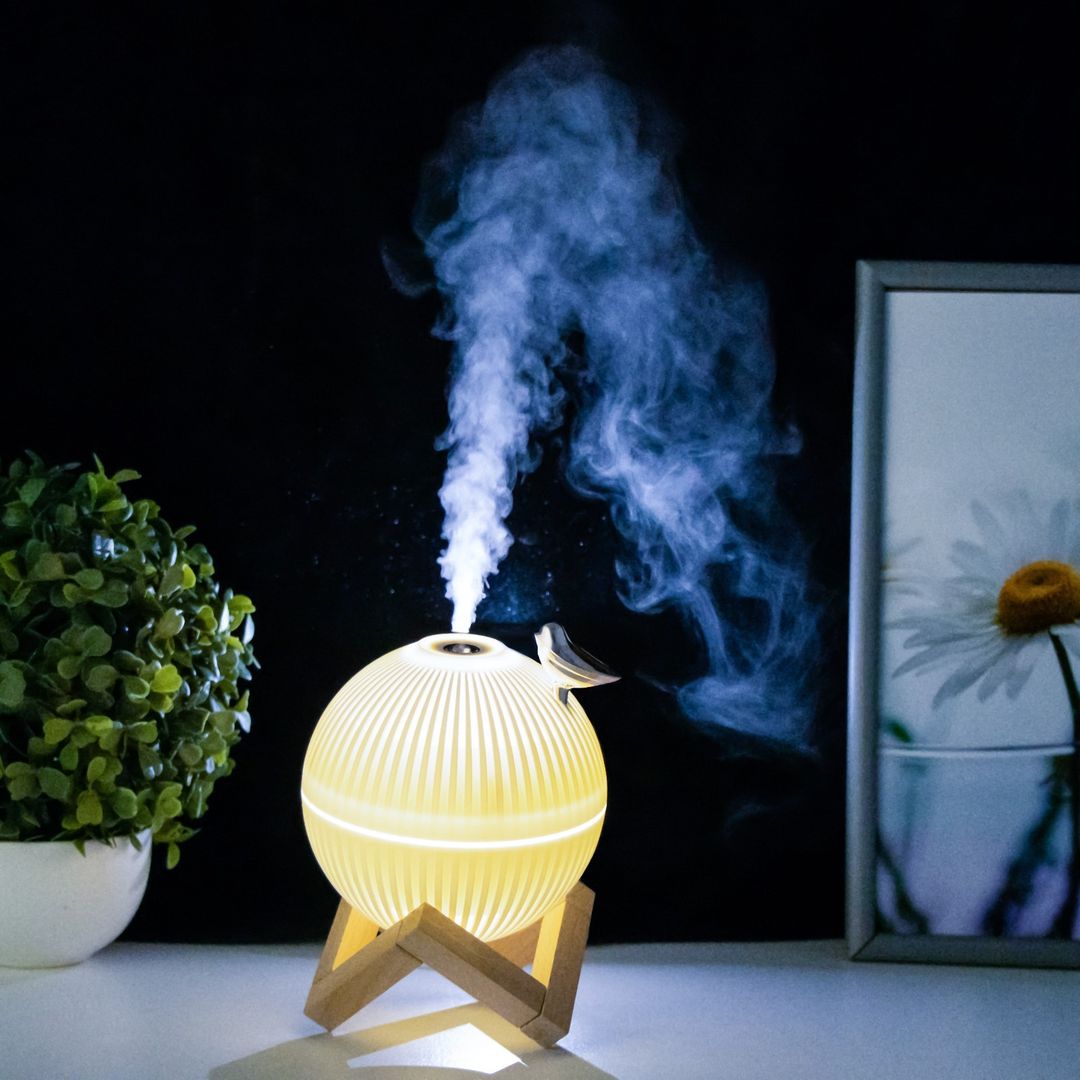 Ночник с увлажнителем Шар с птичкой Ночник с увлажнителем Шар с птичкой