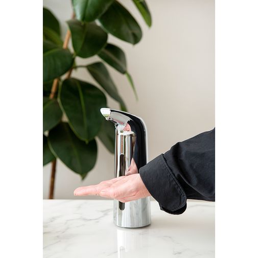 Сенсорный диспенсер для мыла Asne хром (380 мл) Сенсорный диспенсер для мыла Asne хром (380 мл)