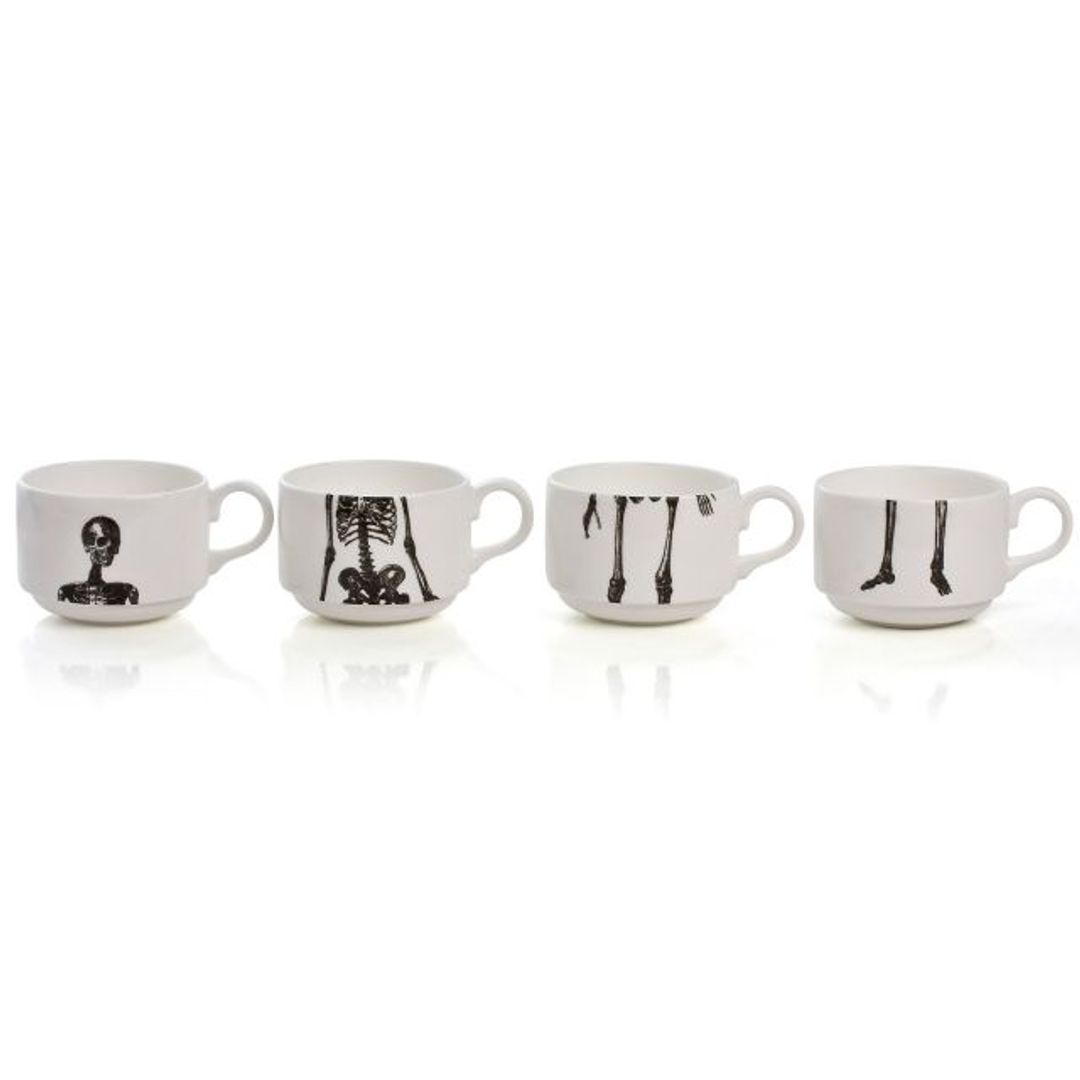 Чашки Скелет Bone Cups (4 шт.)