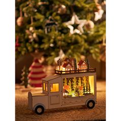 Декор новогодний с подсветкой Festive truck