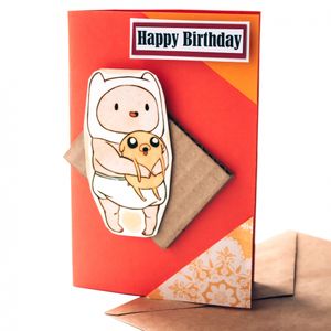Открытка Adventure Time Happy Birthday