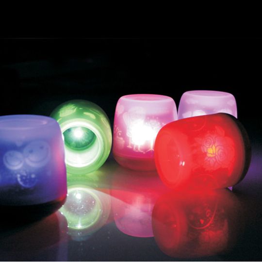 Электронная свеча (Фиолетовая, салатовая, оранжевая, розовая, красная)