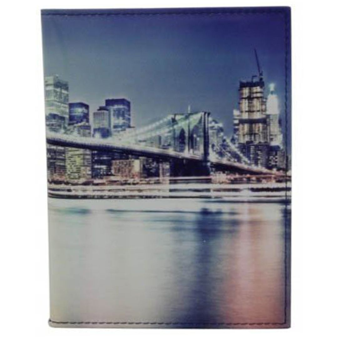 Обложка для автодокументов Бруклинский мост Обложка для автодокументов Бруклинский мост