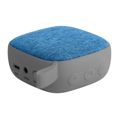 Беспроводная колонка Chubby (серый с голубым)