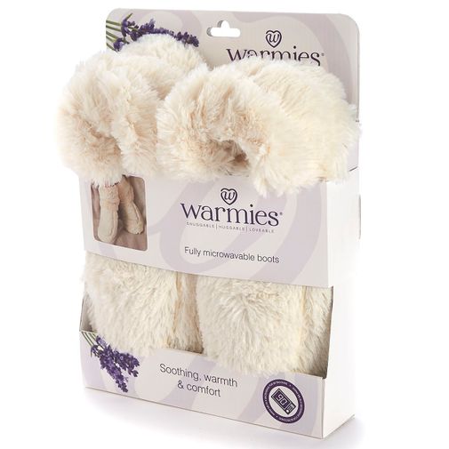 Сапожки-грелки (кремовые)