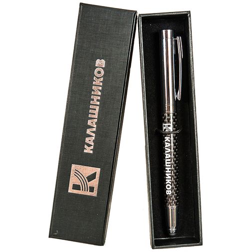 Ручка в фирменной упаковке Калашников