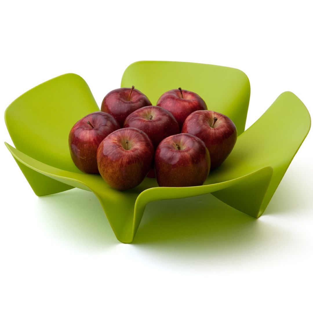 Ваза для фруктов Flower, зеленая Ваза для фруктов Flower, зеленая
