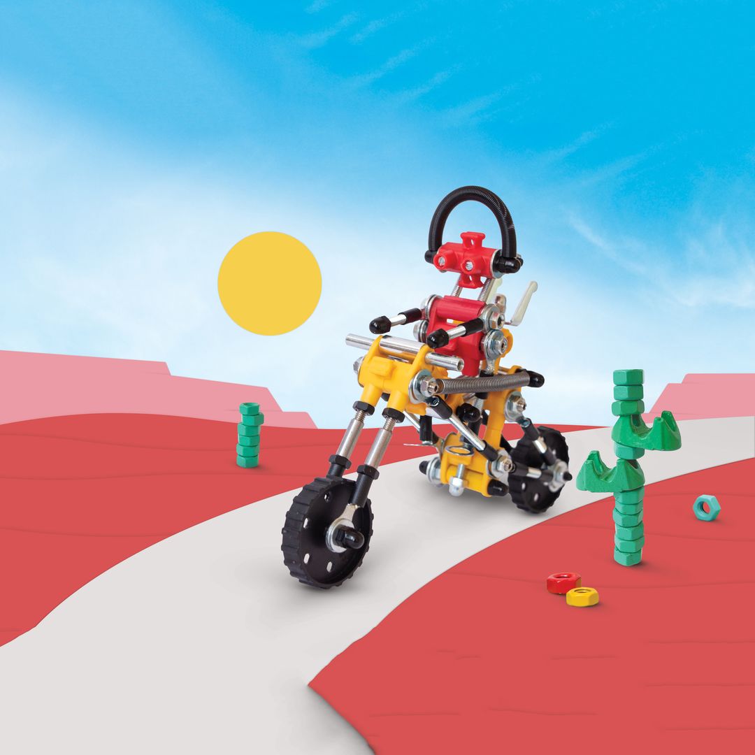 Игрушка-конструктор The Offbits Biker Игрушка-конструктор The Offbits Biker