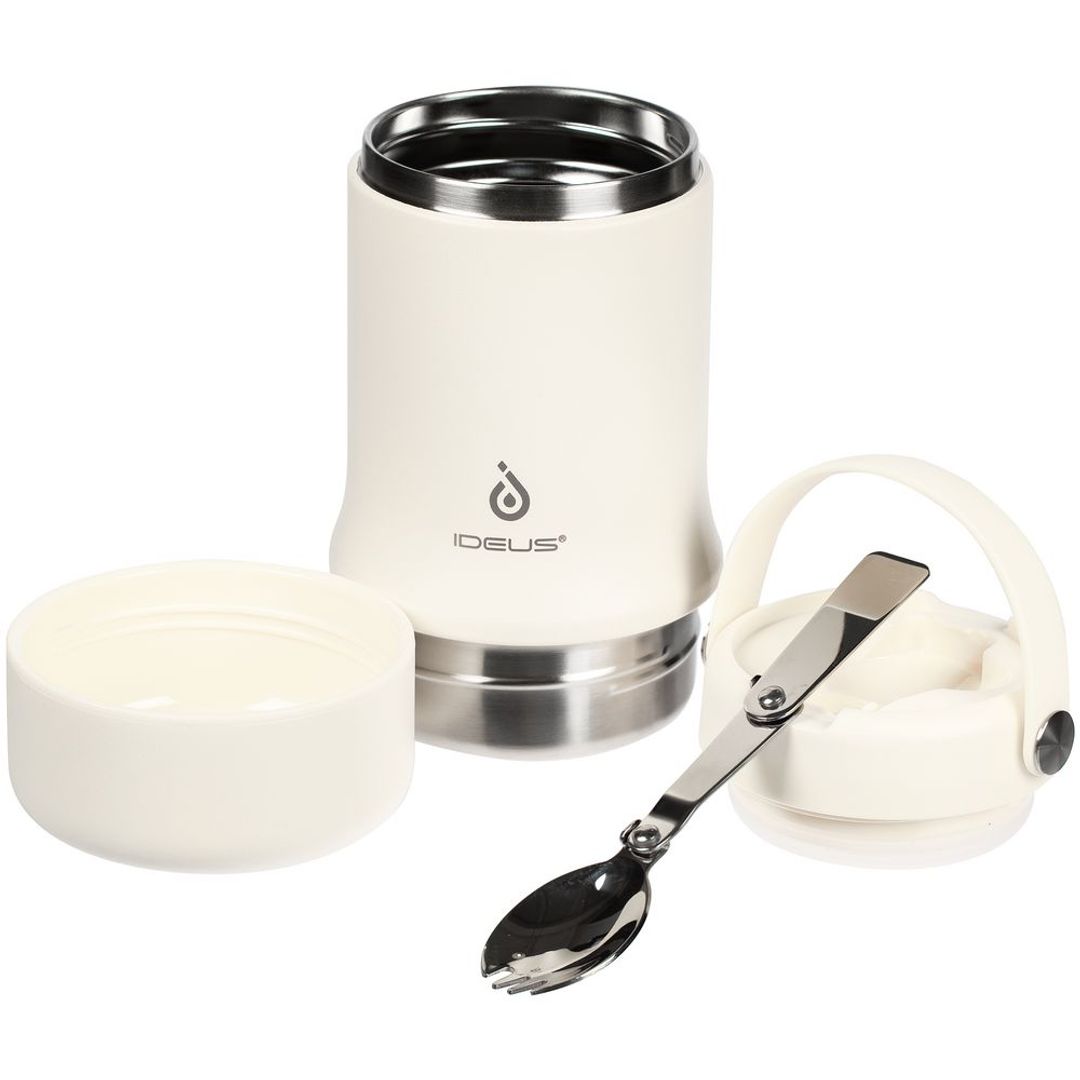 Термос для еды Tabenodo (Молочный)