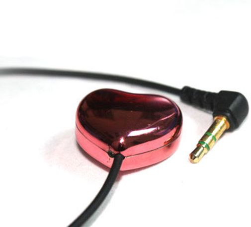 Разветвитель для наушников Сердечко