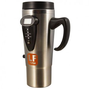 Кружка с подогревом от прикуривателя С дисплеем