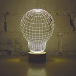 3D Лампа Лампочка