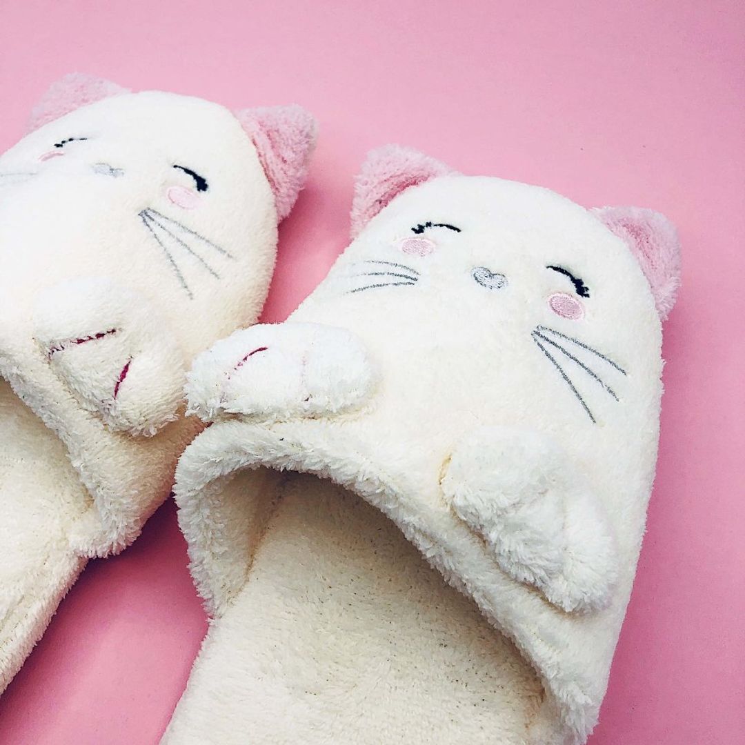 Тапочки Спящие котята Sleeping cat Тапочки Спящие котята Sleeping cat