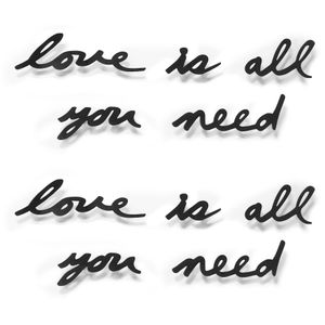 Надпись на стену Love is all you need