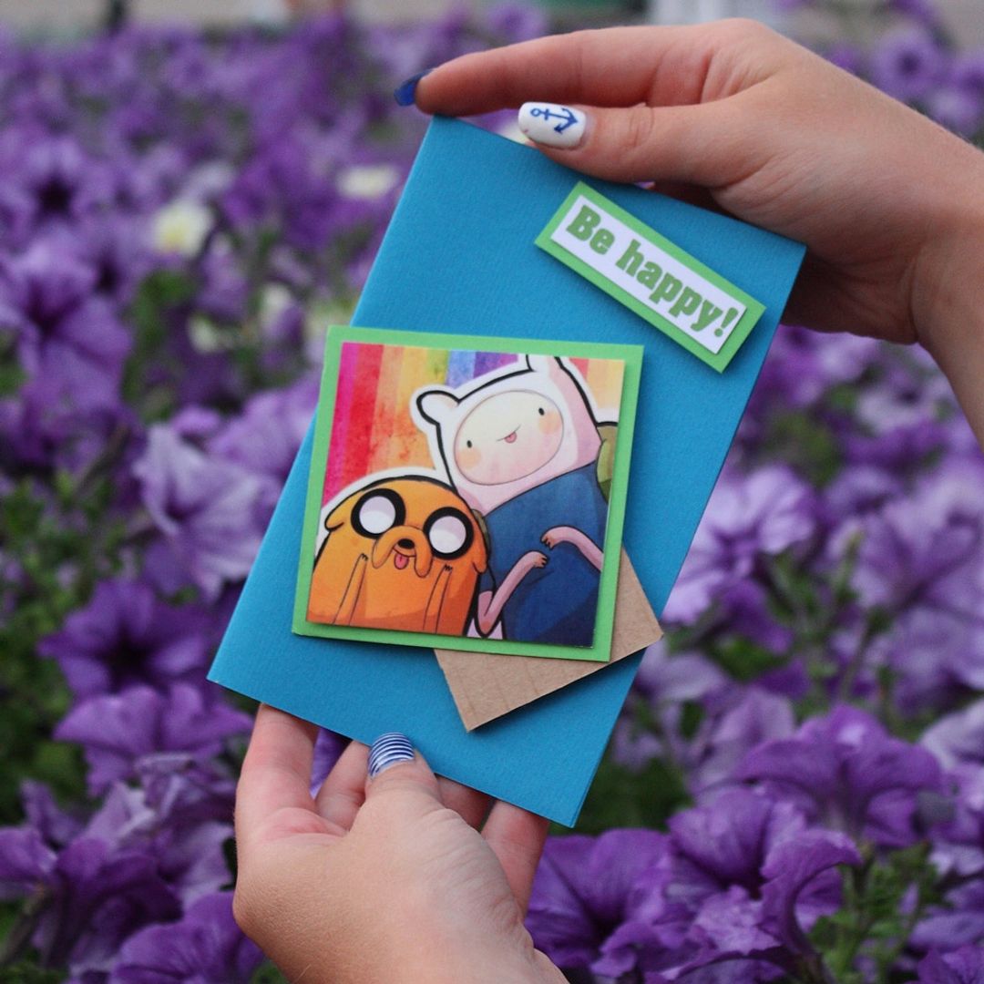 Открытка Adventure Time To my best friend