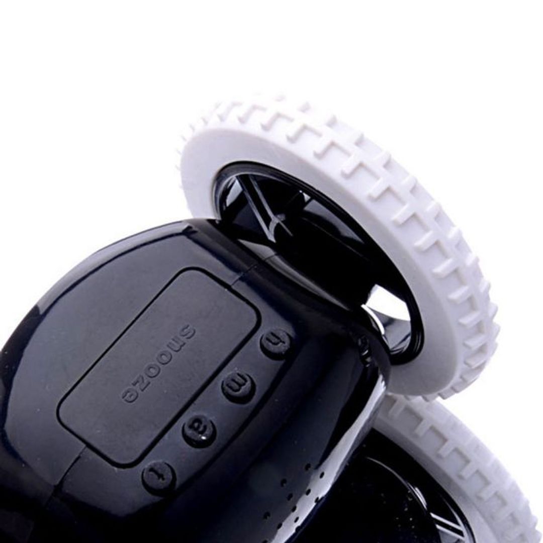 Убегающий будильник Clocky Черный