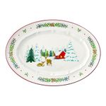 Блюдо сервировочное Nordic winter из коллекции New Year Essential, 34,6х24 см Блюдо сервировочное Nordic winter из коллекции New Year Essential, 34,6х24 см