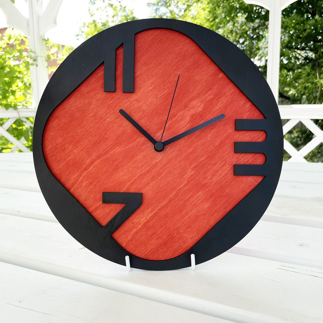 Часы настенные 3-7-11 Ржавчина