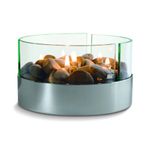 Настольный камин Magnifique с базальтовыми камнями