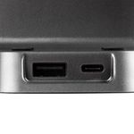 Зарядная станция c часами E-Store для смартфона, часов и наушников (Черная)