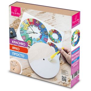 Набор для творчества Часы в технике декупаж Городок