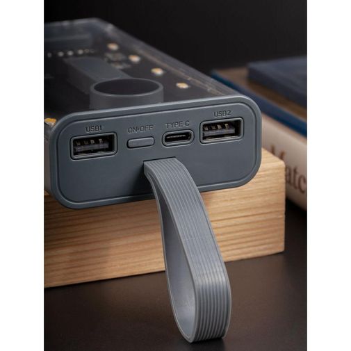 Аккумулятор Trellis Digital 10000 мАч (Темно-серый)