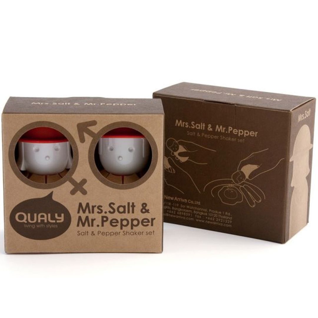 Солонка и перечница Mrs. Salt & Mr. Pepper Упаковка