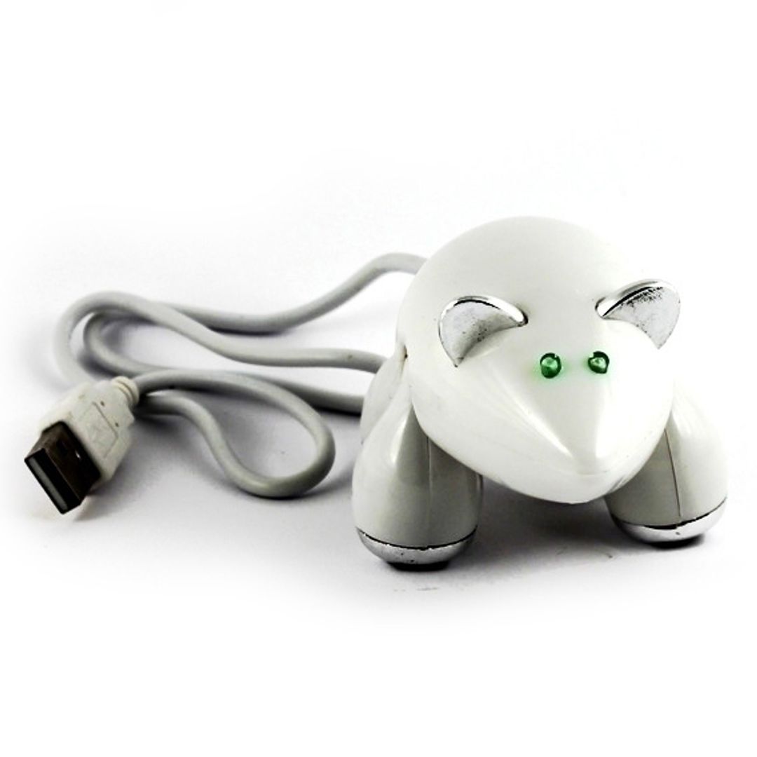 USB Хаб Мышь (Белый) USB Хаб Мышь (Белый)
