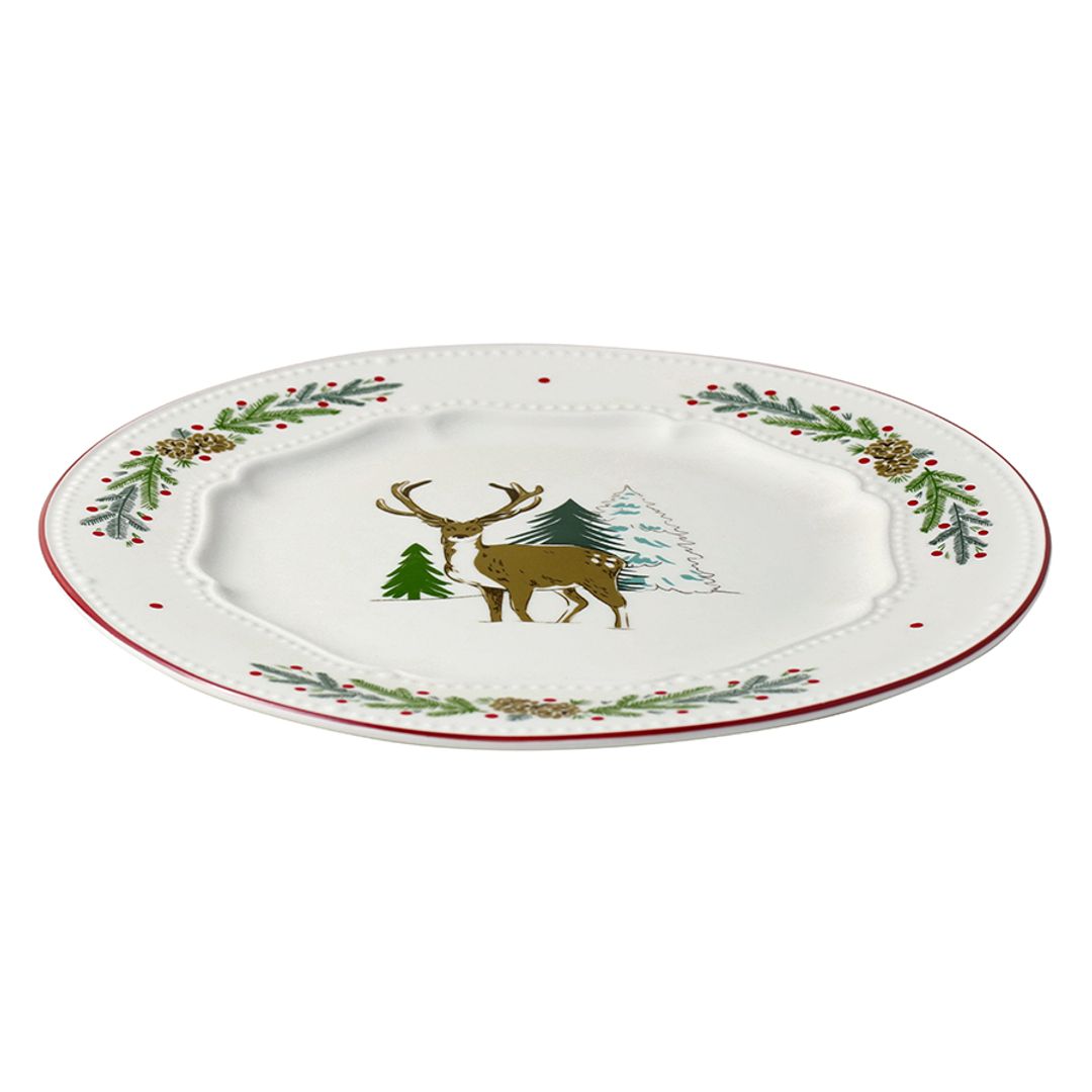 Набор из четырех тарелок Nordic winter из коллекции New Year Essential, 23 см